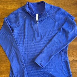 Lululemon Blue Quarter-Zip Pullover